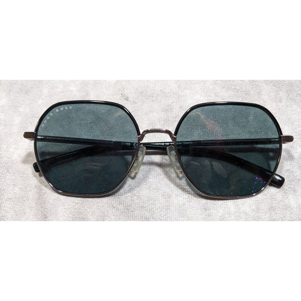 Hugo Boss 1107/F/S KJ1QT Titanium Temple Sunglasses - Picture 2 of 9
